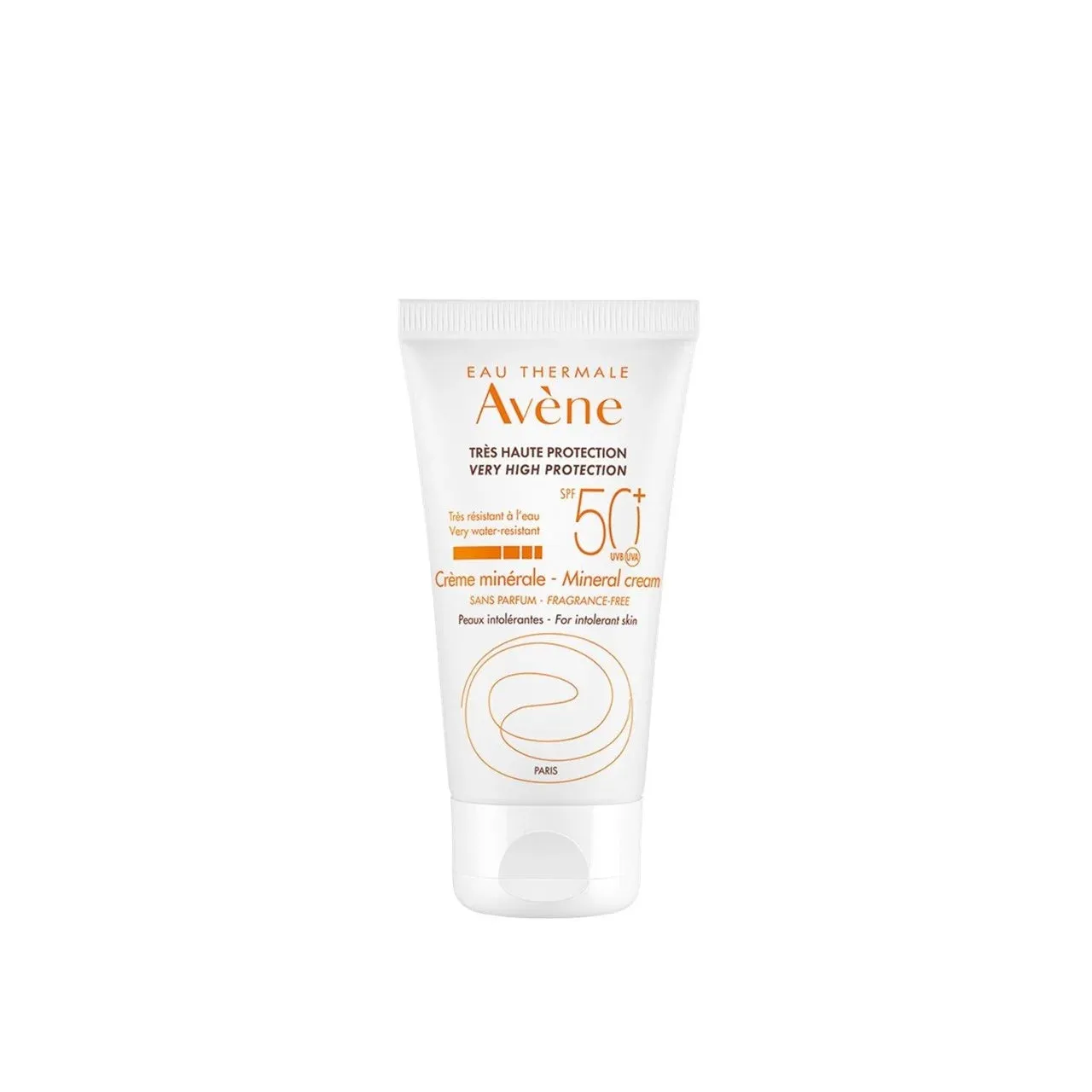 Avene Very High Protection Mineral Fluid SPF50  Sun Cream for Intolerant Skin 40ml