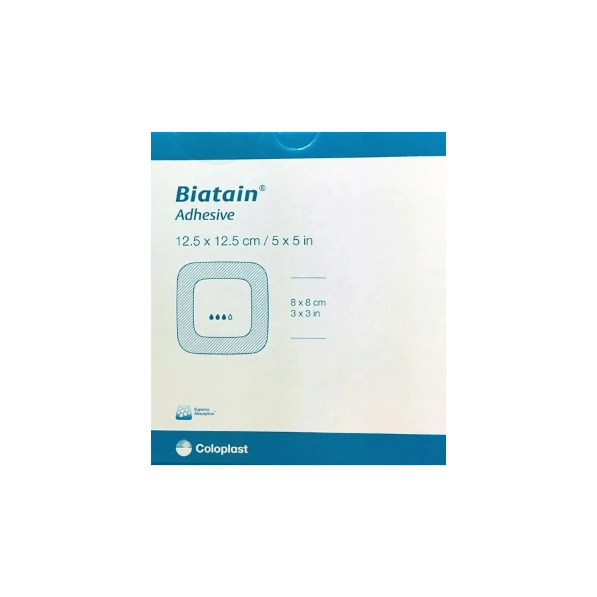 Biatain Silicone Ag Foam Dressing 12.5cm x 12.5cm 5 Dressing