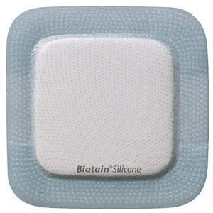 Biatain Silicone Foam Dressing, 3" x 3", Pad Size 1.38" x 1.38"