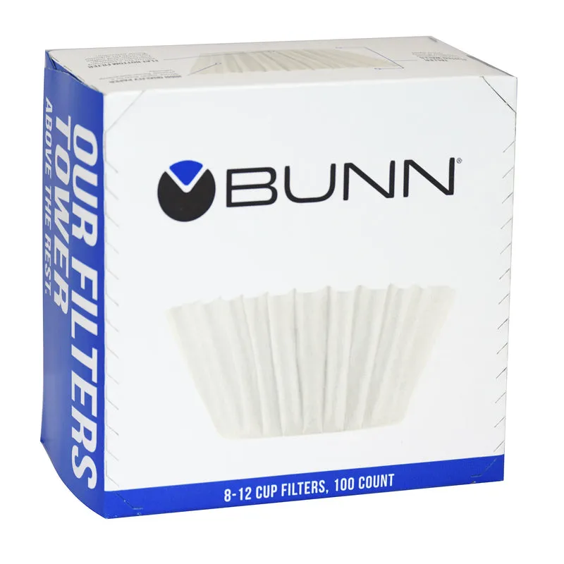 BUNN 12 cups White Basket Coffee Filter 100 pk