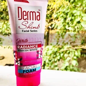 DERMA SHINEWHITE RADIANCE PINKISH FACIAL FOAM 100ML