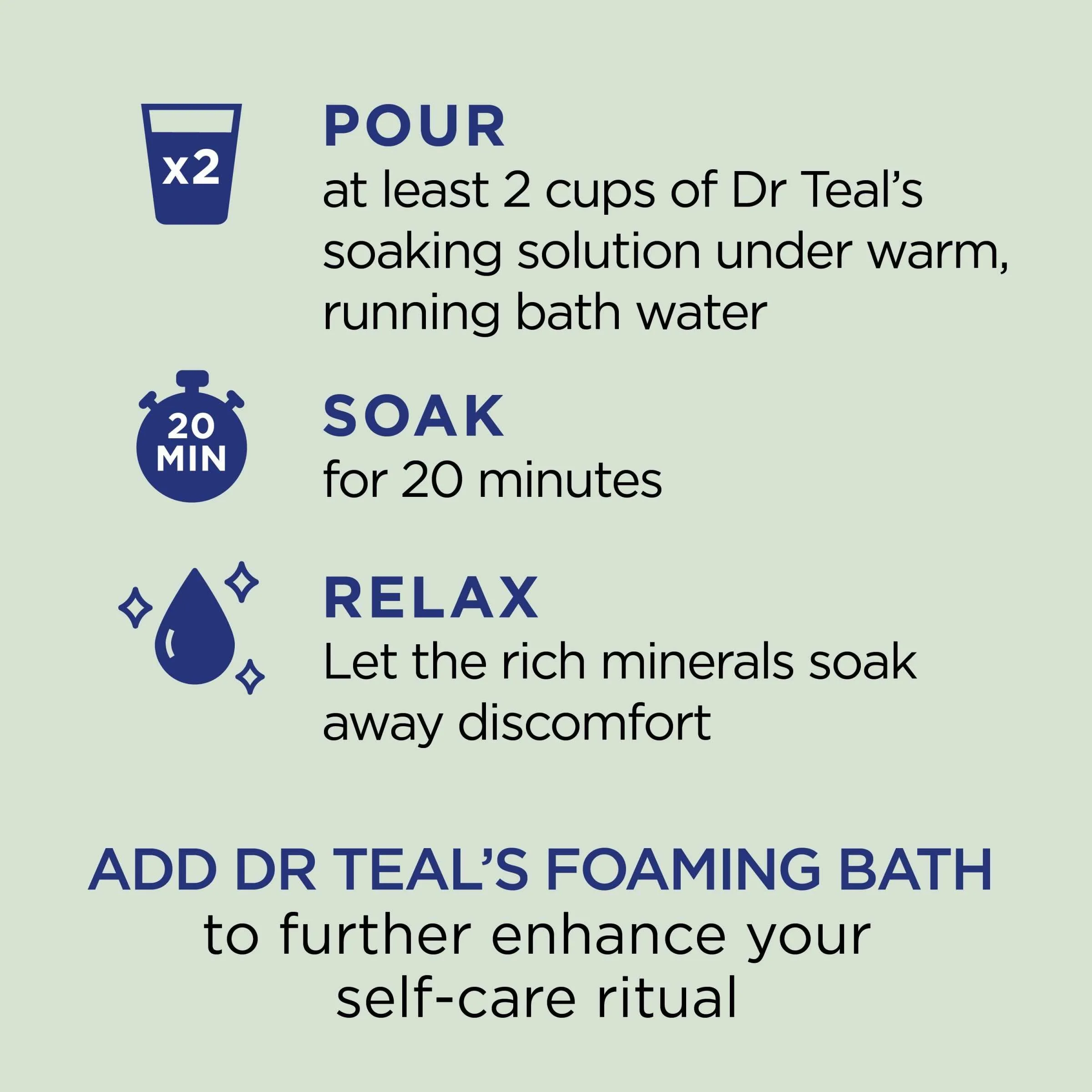 Dr. Teal's Epsom Salt Soak with Eucalyptus & Spearmint - 3 Lbs