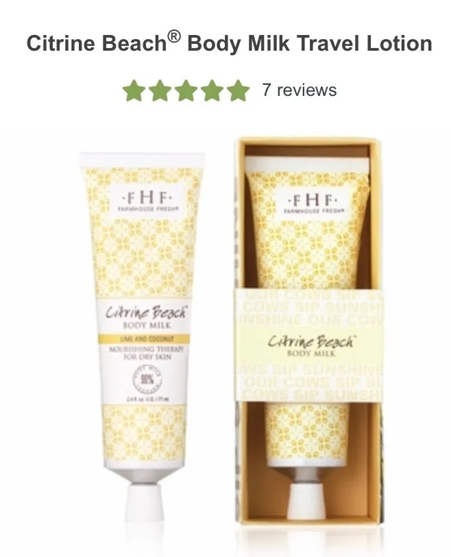 FHF CITRINE BEACH BODY MILK/ HAND