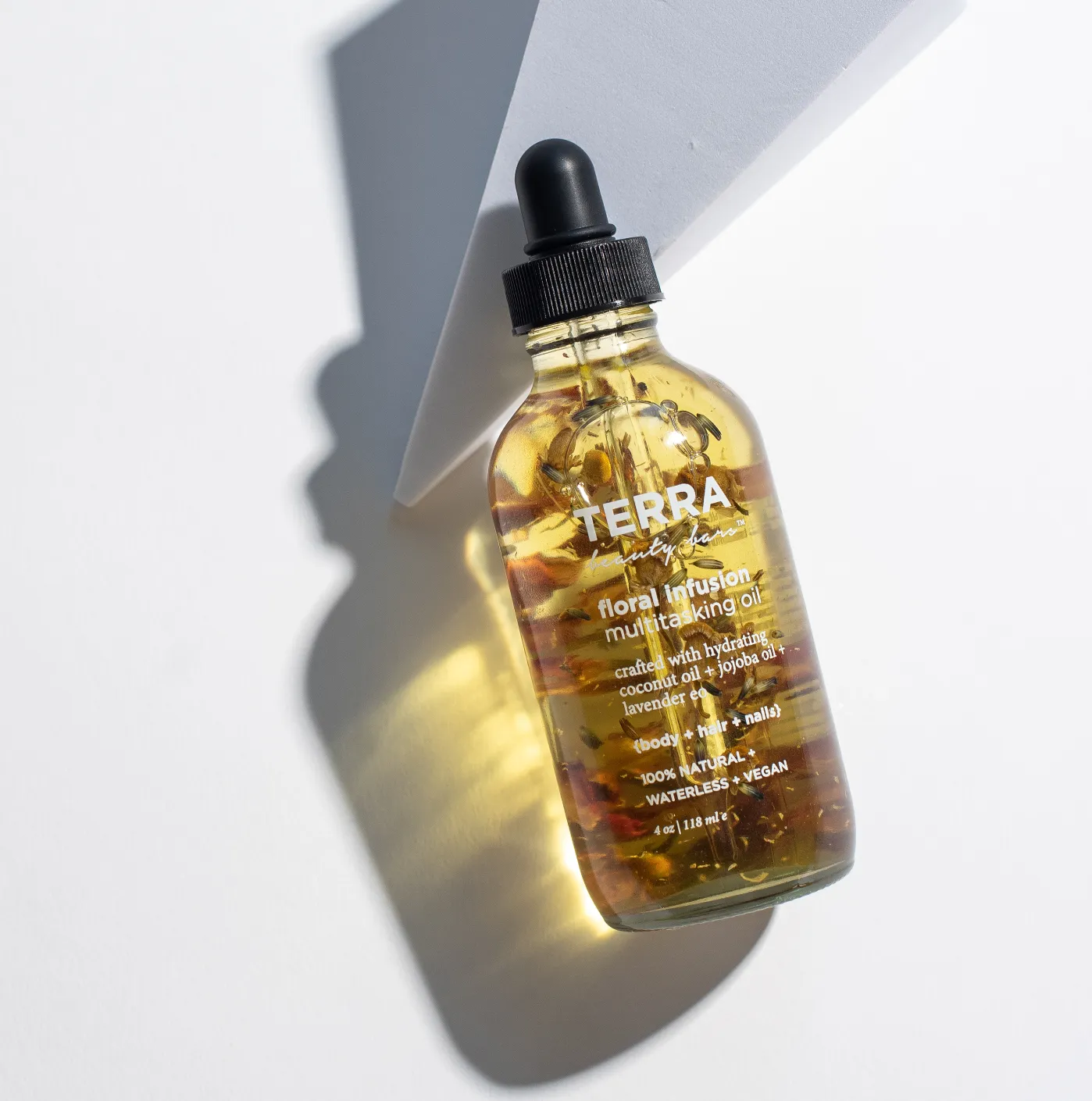 Floral Infusion Multitasking Oil for body   hair (Vegan, Waterless)