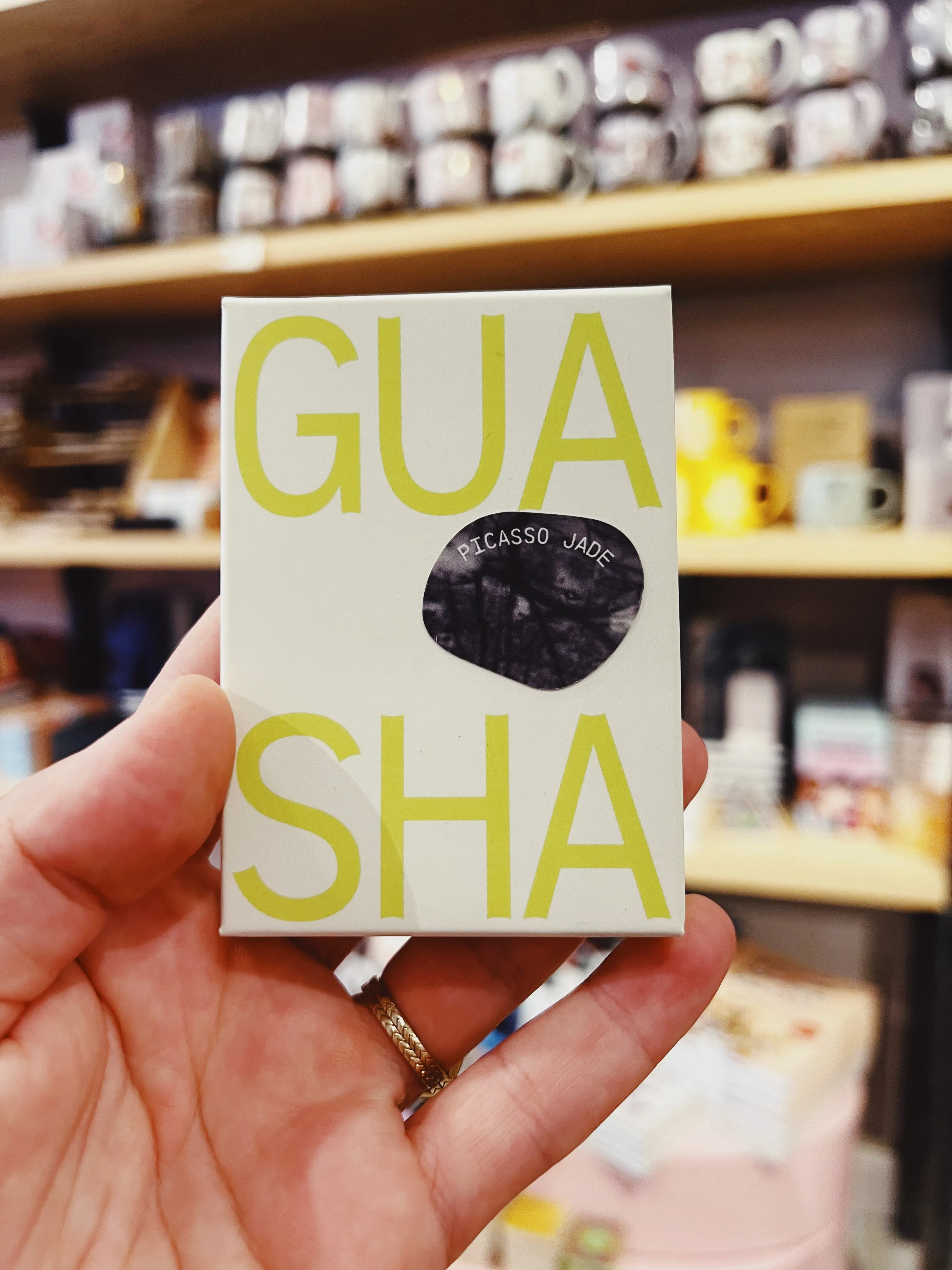 Gua Sha Stone: Picasso Jade