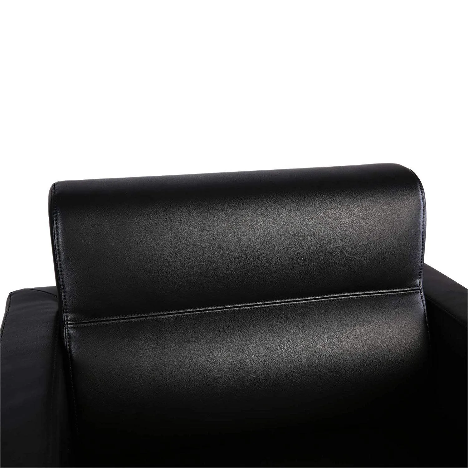 Guest Chair Office Reception Chair Leather Occasional Barrel Sofa Chairs Eco-Friendly PU Feather Luxury Soft Sponge