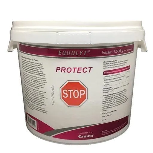 Horse EQUOLYT Protect mineral feed tablets for horses