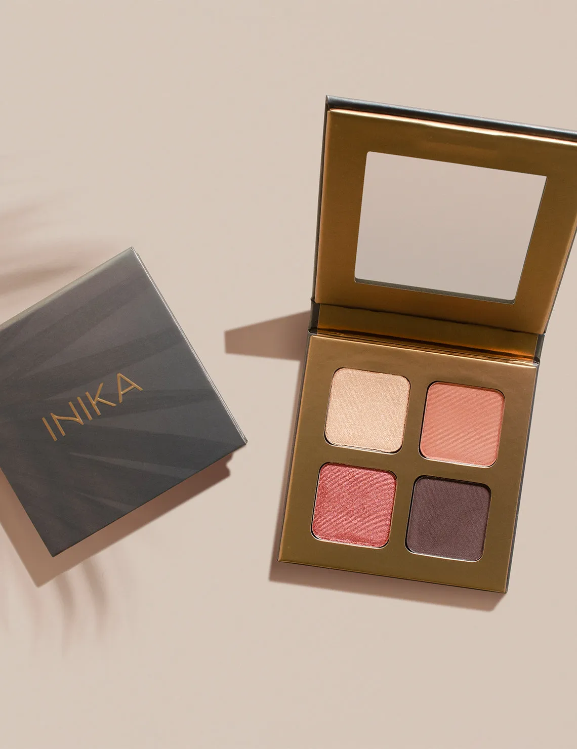 INIKA Organic Quad Eyeshadow Palette (Flowers)