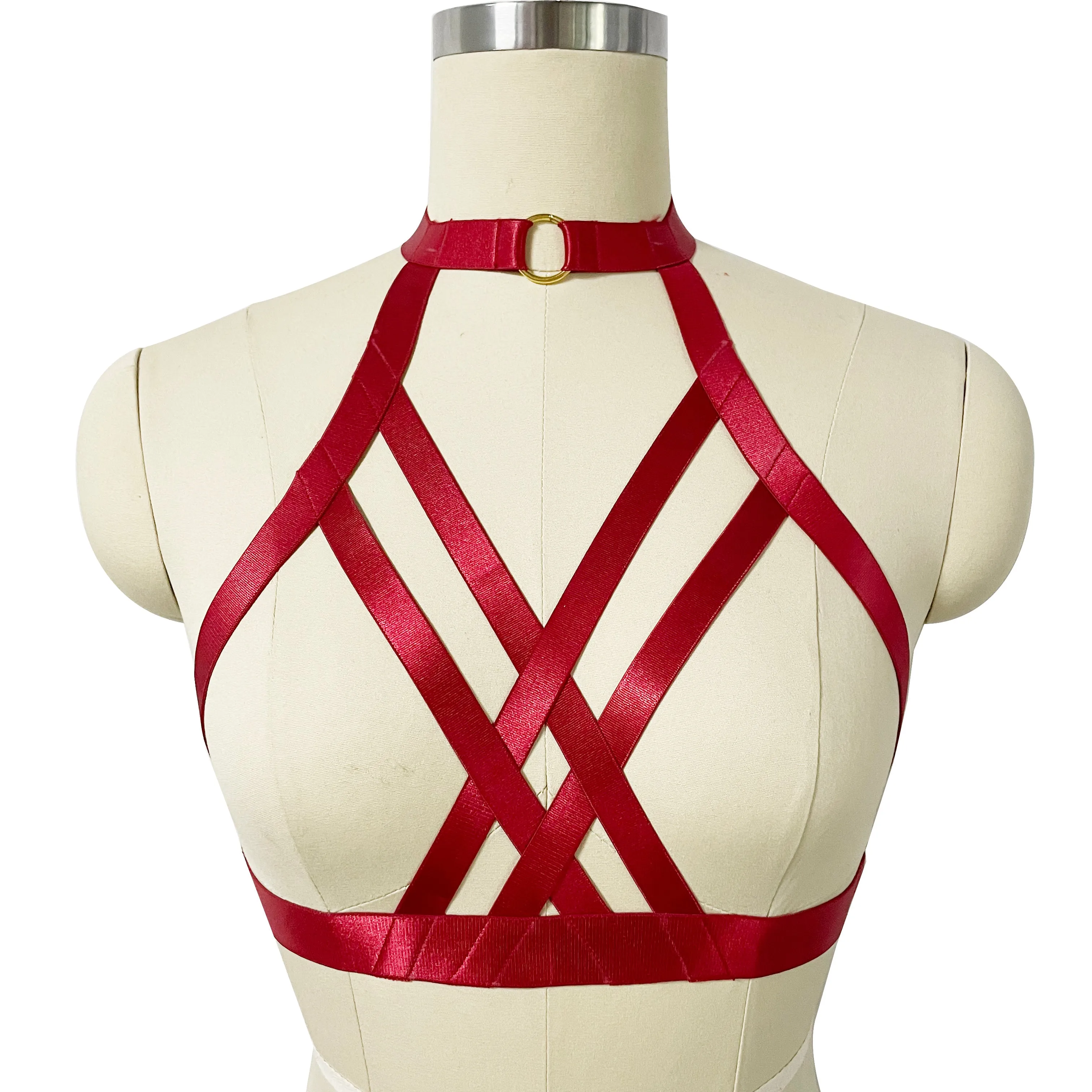 Inspire Exotic Harness Bra | Open Breast | Open Back | Adjustable