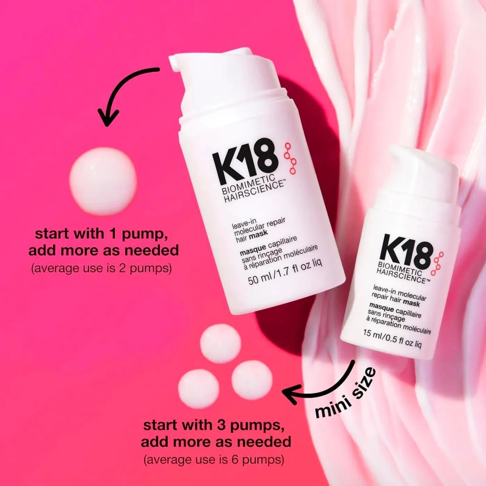 K18 | Leave-In Molecular Repair Hair Mask 50ml