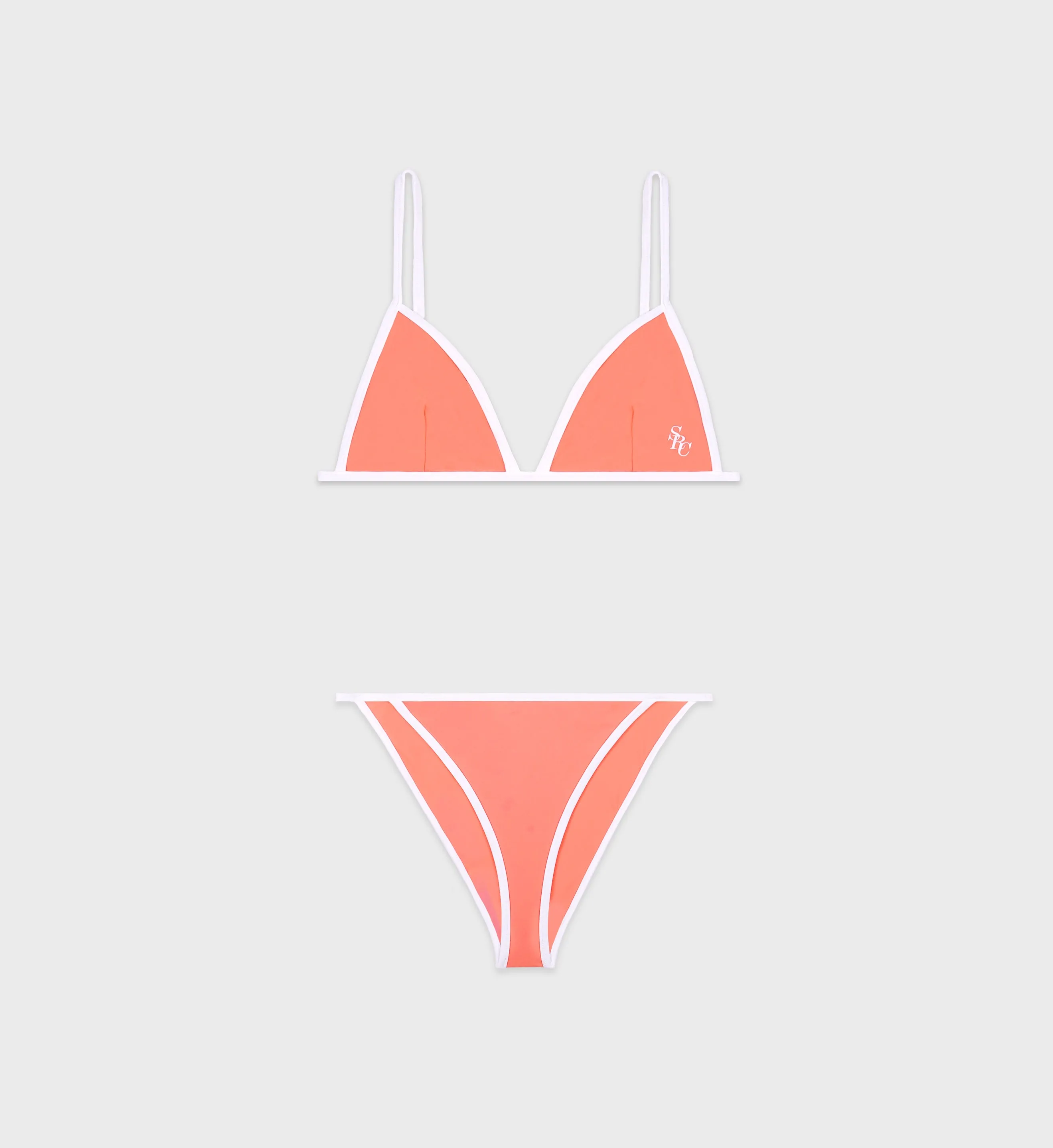 Kate Bikini Bottom - Cotton Candy/White