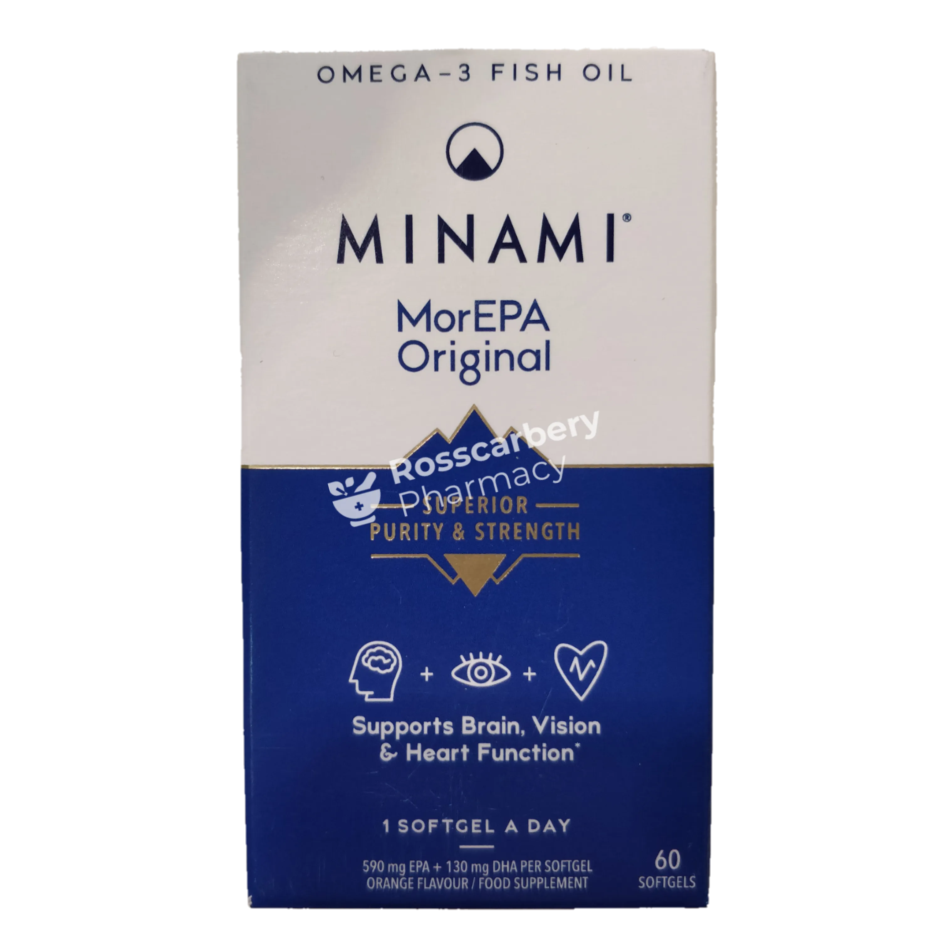 MorEPA Smart Fats 85% Omega-3 High EPA Formula - Orange Flavour