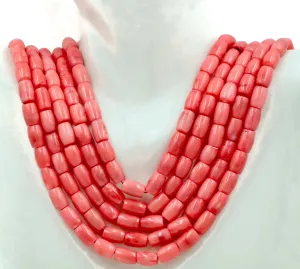 Natural Coral Beads Coral Necklace Italian Coral beads Pink Coral Beads Coral Beads Pink Coral Beads Coral Bead Necklace 10x7mm SKU:114638