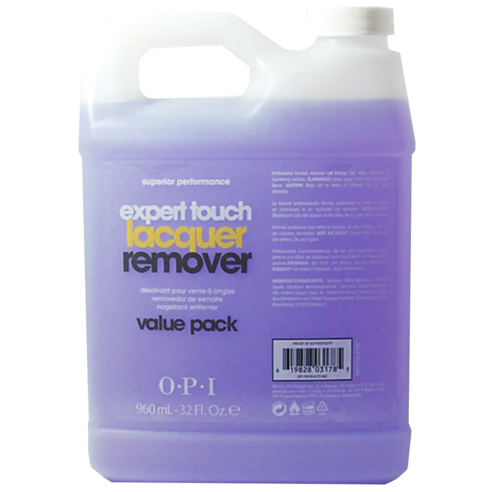 OPI - Expert Touch Lacquer Remover - Value Pack 32oz - 1ct