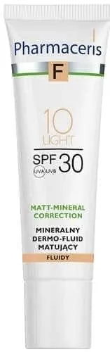 Pharmaceris F MATT-MINERAL-CORRECTION Mineral matting dermo-fluid SPF30 LIGHT 10 30ml