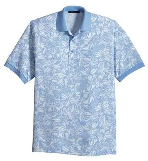 Port Authority Silk Touch Hibiscus Print Sport Shirt.  K503