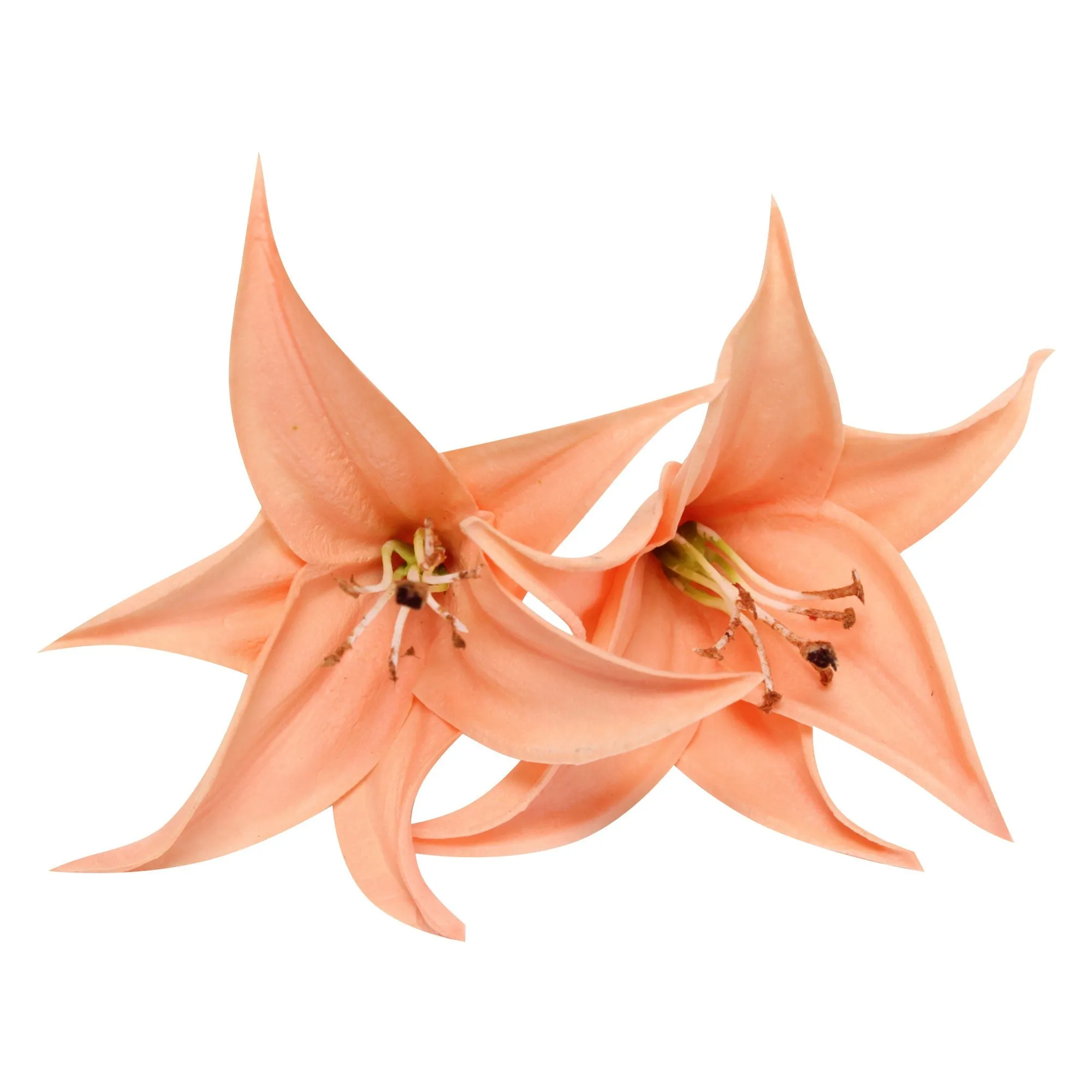 Real touch Tiger Lily flower for DIY bouquet corsage boutonniere cake toper