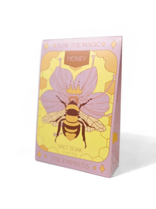 The Empress Bee Bath Salt Soak: Honey