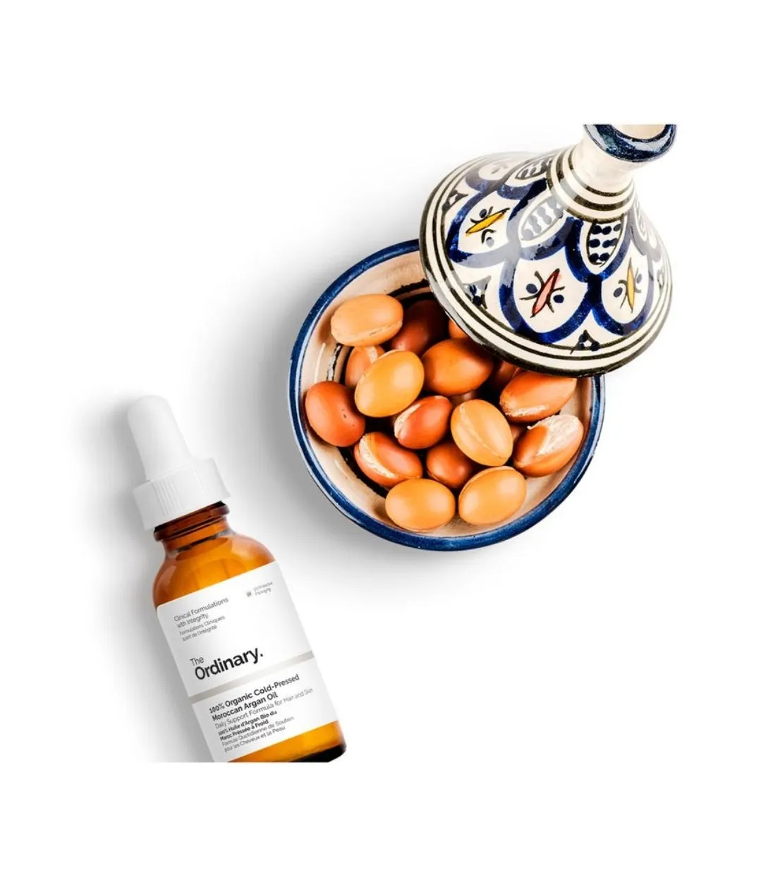 THE ORDINARY

100% Organic Cold-Pressed Moroccan Argan Oil( 30ml )