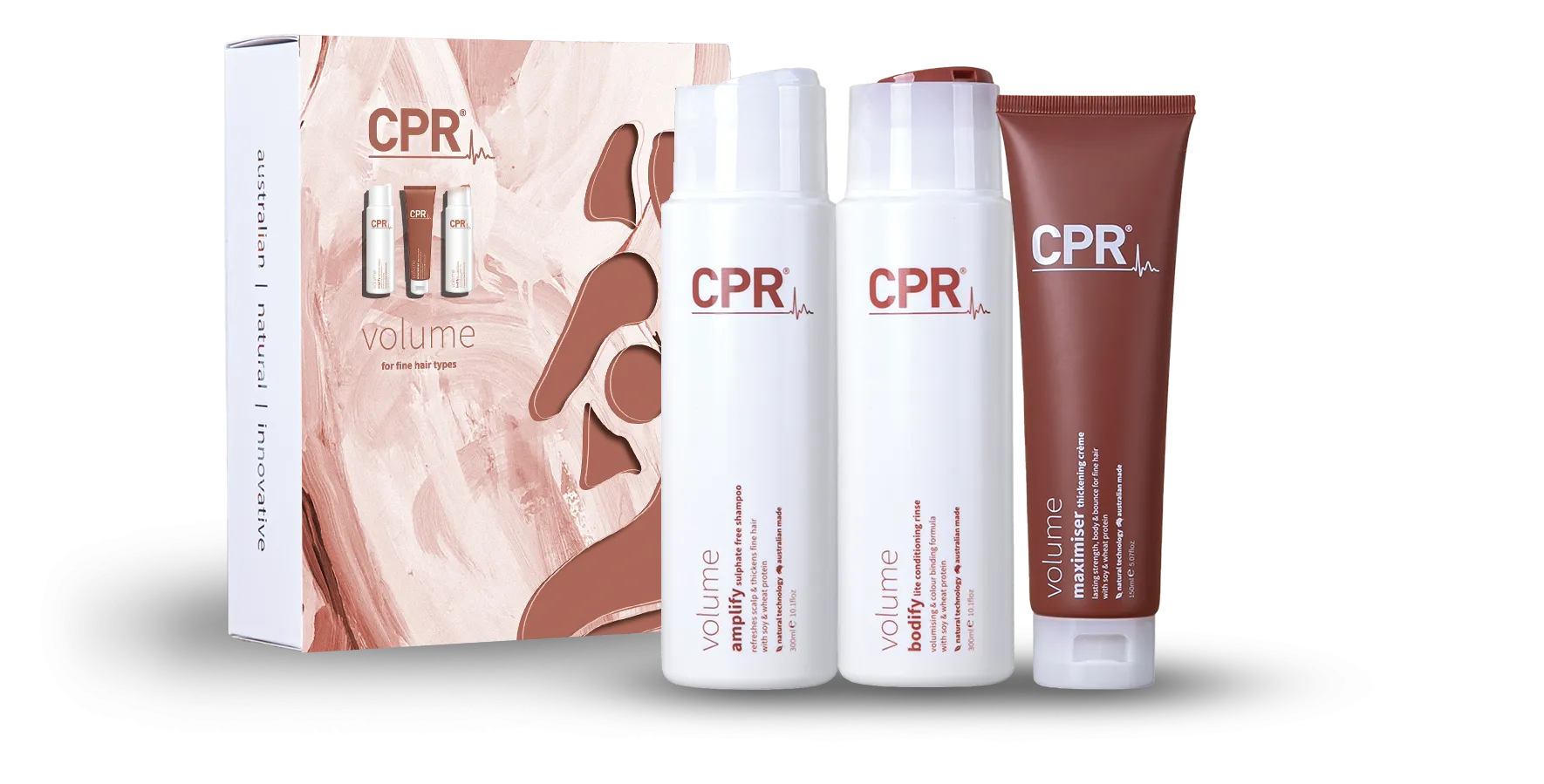 Vitafive CPR Volume Solution - Trio Pack (retail sizes)